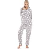 Camille Womens Comfy Fit Grey Marl Hacci Pyjama set - Camille from