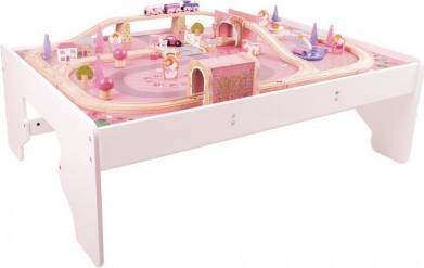 bigjigs magical train set and table