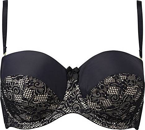 Charnos Superfit Lace Strapless Bra Black Cosmetic Price