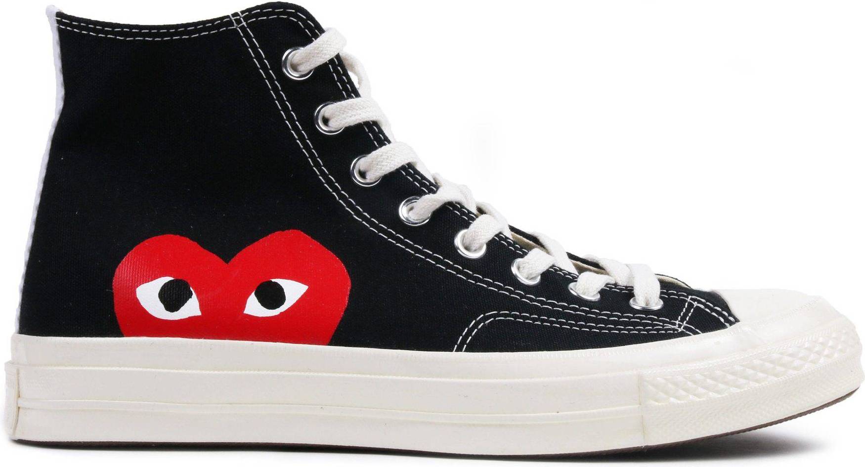 Comme des Garçons x Converse Chuck 70 - Black/White/High Risk Red