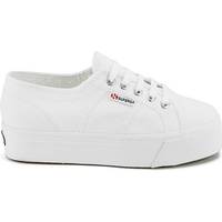 superga linea up and down white