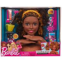 barbie deluxe styling head curly hair