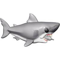 great white shark funko