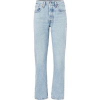 501 crop jeans blue