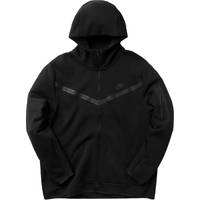nike tech fleece full zip hoodie black