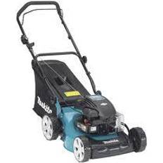 Makita With Collection Box - With Mulching Petrol Powered Mowers Makita PLM4110 Petrol Powered Mower