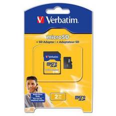 U1 - microSD Memory Cards & USB Flash Drives Verbatim MicroSD 2GB