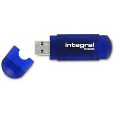 64 GB - USB 2.0 - USB-A USB Flash Drives Integral Evo 64GB USB 2.0