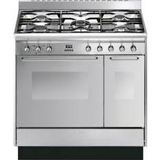 5 Burners Cookers Smeg CC92MX9 Stainless Steel