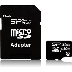 Silicon Power Elite MicroSDHC Class 10 UHS-I U1 40/15MB/s 32GB +SD Adapter