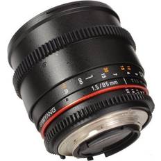 Samyang Sony E (NEX) - Zoom Camera Lenses Samyang 85mm T1.5 AS IF UMC VDSLR for Sony E