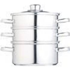 KitchenCraft Three Tier Stainless Steel with lid 18 cm