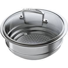 Le Creuset Inserts Le Creuset 3-Ply Stainless Steel Multi with Glass Lid Steam Insert 20 cm