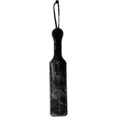 Sportsheets Leather Paddle White/ Black Fur Side