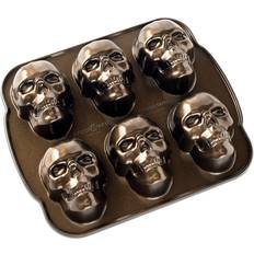 Nordic Ware Haunted Skull Muffin Tray 29.8x25.4 cm