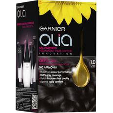 Nourishing Permanent Hair Dyes Garnier Olia Permanent Hair Colour #1.0 Deep Black
