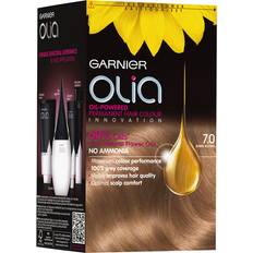 Blonde Permanent Hair Dyes Garnier Olia Permanent Hair Colour #7.0 Dark Blonde