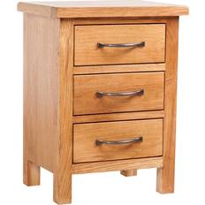 vidaXL Nightstand Bedside Table 30x39.9cm