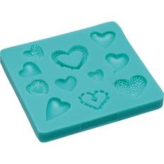 KitchenCraft Sweetly Does It Cake Pop Silicon Mould Hearts Tin