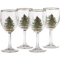 Spode Christmas Tree White Wine Glass 36cl 4pcs