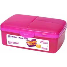 Dishwasher Safe Food Containers Sistema Slimline Quaddie Food Container 1.5L