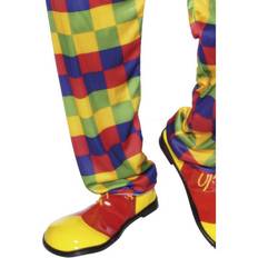 Red Shoes Fancy Dress Smiffys Clown Shoes, Red and Yellow
