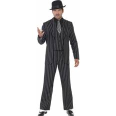 20's Fancy Dresses Smiffys Gangster Masquerade Costume