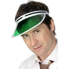 Unisex Caps Fancy Dress Smiffys Poker Visor Green