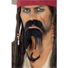 Smiffys Pirate Facial Hair Set Brown