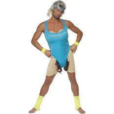 Beige Fancy Dresses Smiffys Lets Get Physical Work Out Costume
