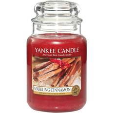 Red Scented Candles Yankee Candle Sparkling Cinnamon Large Scented Candle 623g