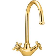 Brass Kitchen Taps Deva Venetian Mono SM057 Brass