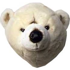 White Wall Heads Kid's Room Brigbys Polar Bear Head