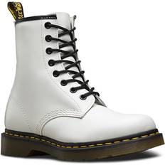 Dr. Martens 1460 Smooth Leather Lace Up Boots - White