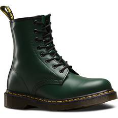 Green Lace Boots Dr. Martens 1460 Smooth - Green Smooth