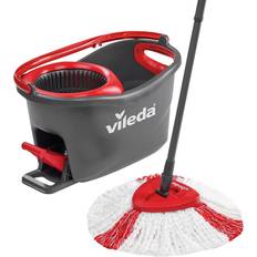 Black Cleaning Equipment & Cleaning Agents Vileda Easy Wring and Clean Turbo Mop & Bucket Set