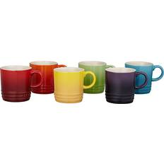 Le Creuset Rainbow Espresso Cup 10cl 6pcs