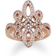 Thomas Sabo Love Knot Ring - Rose Gold/White