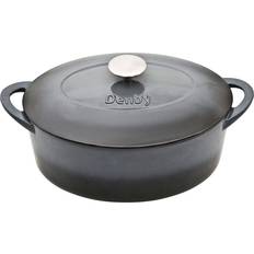 Cast Iron Other Pots Denby Halo Cast Iron Oval with lid 4.2 L 28 cm