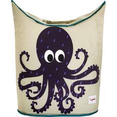 Beige Laundry Baskets 3 Sprouts Octopus Laundry Hamper