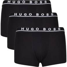 Hugo Boss Men Underwear HUGO BOSS Stretch Cotton Trunks 3-pack - Black