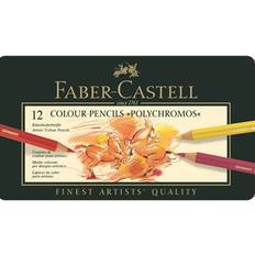 Faber-Castell Coloured Pencils Faber-Castell Colour Pencils Polychromos Tin of 12