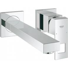 Wall Mounted Basin Taps Grohe Eurocube 23447000 Chrome