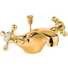 Brass Basin Taps Deva Tudor TUD113/501 Brass