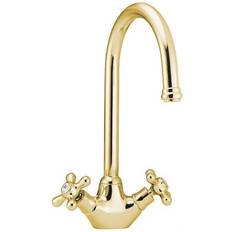 Brass Kitchen Taps Deva Venetian Sm057/501 Brass