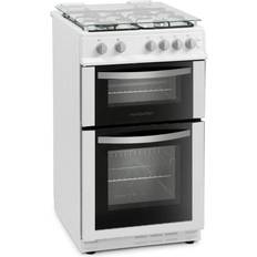 50cm - Silver Gas Cookers Montpellier MDG500LW Silver, Black, White