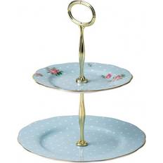 Blue Cake Stands Royal Albert Polka 2 Tier Cake Stand