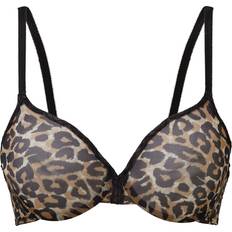 Gossard Glossies Leopard Sheer Bra - Animal Print