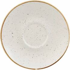 White Saucer Plates Churchill Stonecast Barley Saucer Plate 15.6cm 12pcs