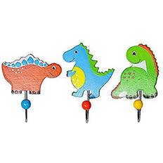 Mouse House Gifts Kids DInosaur Wall Hooks Coat Door Hooks for Boys